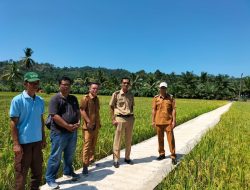 Tim Kecamatan Semidang Gumay Monitoring Dana Desa Bunga Melur