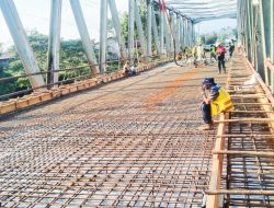 Jembatan Simpang Nangka ditargetkan Beroperasi Pertengahan Bulan Agustus