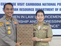 Kepolisian Kamboja Belajar Pemberdayaan Polwan dan Pengarusutamaan Gender dari Polri