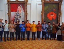 Pamit ke Gubernur Rohidin, Noval dan Amanda Siap Kibarkan Merah Putih di Istana Negara
