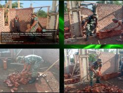 Dengan Kebersamaan, Kodim 0409/RL Kebut Pembangunan RTLH Warga Belumai
