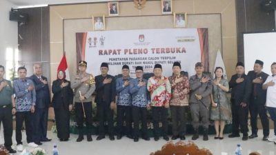 Rapat Pleno KPU, Tedy-Gustianto Ditetapkan Pemenang Pilkada 2024