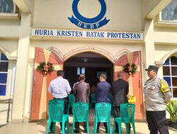 Polres Rejang Lebong Lakukan Pengamanan Ketat Ibadah Paskah di Gereja HKBP Curup