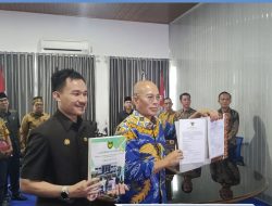 Pemkab BS Ikuti Penyampaian LKPD Anaudited Tahun 2024 Via Zoom Meeting