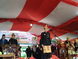 Bupati Gusril Pausi Pimpin Upacara dalam Rangka HUT Kabupaten Kaur ke-22