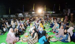 Hujan Tak Surutkan Antusias Warga Air Meles Atas Gelar Sedekah Bumi