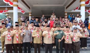 Sambut HUT Pramuka ke-64 dan HUT RI ke-80, Pemkab BS Gelar Pawai Tunas Kelapa”