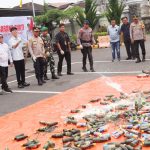Polres Rejang Lebong Gelar Press Release Akhir Tahun 2025 dan Pemusnahan Barang Bukti