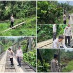Antisipasi Risiko, Polres Rejang Lebong Lakukan Pengecekan Jembatan di Kota Padang dan Sindang Dataran