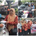 Ketua DWP Disdikbud Rejang Lebong Pimpin Pembagian 300 Porsi Takjil untuk Warga