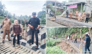 Jalan Amblas dan Longsor, Waka I Pera Hariyani SE Minta Penanganan Cepat