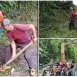 Plt Camat Turun Langsung, Aksi Bersih Jalan Demi Keselamatan Bersama