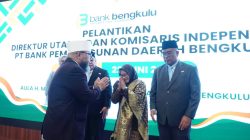 Iswahyudi Resmi Dilantik sebagai Direktur Utama Bank Bengkulu