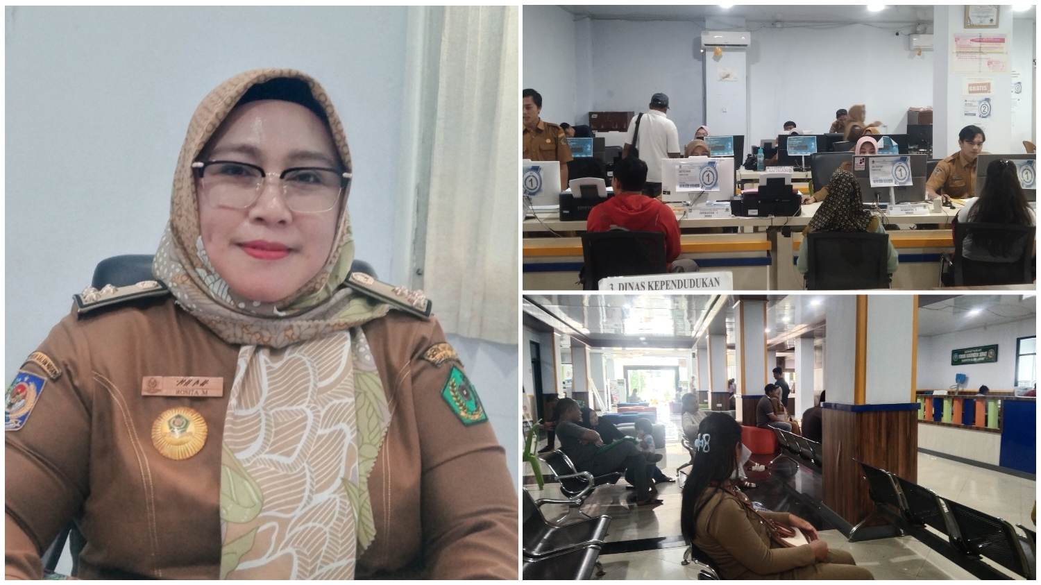 Kepala Disdukcapil Kabupaten Rejang Lebong, Rosita (foto; joko/nuansabengkulu.com)