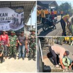 Brigif TP 88/KBK Gelar Gerakan Radin Inten Asri, Sasar Pasar Dan Pemukiman