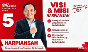 Harpi Nomor Urut 5, Putra Asli Sosokan Cinta Mandi Maju di Pilkades 2026